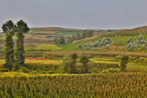 Images Dated 22nd September 2013: Valley just before going into the Dongchuan Red Lands