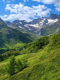 South Tyrol Prints: Valley Seeber Tal and Mt. Hochfirst in the Nature Park Texelgruppe in the Passeier Valley in the Otztal Alps