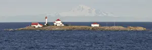 Vancouver Island. View of Entrance Island from Vancouver / Nanaimo Ferry