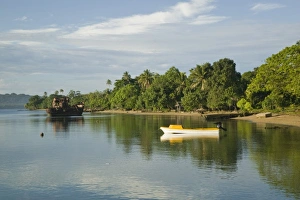 Vanuatu, Espiritu Santo Island, Luganville. Morning in the Port by La Roseraie Village
