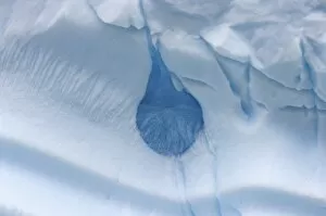 Images Dated 4th February 2007: various textures on an iceberg floating off the western Antarctic peninsula, Antarctica