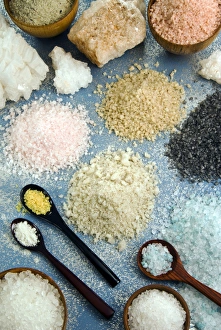 Crystal Prints: Various types of salt