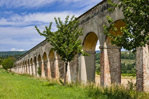 Aqueduct Prints: Vasari aqueduct (16th century), Arezzo, Tuscany, Italy