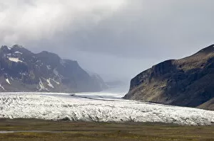 Images Dated 31st May 2007: Vatnajokull glacier, Skaftafell National Park, South coast, Iceland