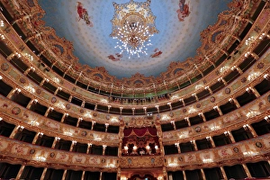 Opera Prints: Venice Opera House Interior, Venice Italy