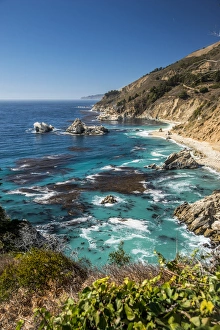 West Coast Prints: Vertical Big Sur Coastline California