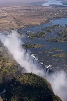 Victoria Falls, Zambesi River, Zambia - Zimbabwe border