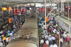 Busy Prints: Victoria terminus or Chhatrapati Shivaji terminus (CST) Mumbai India