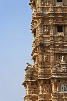 Images Dated 7th November 2006: Victoria Tower in Chittorgarh Fort, Rajasthan, India