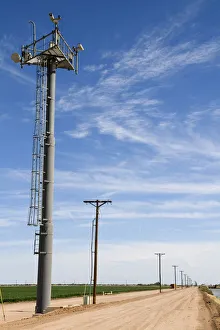 Surveillance Prints: Video monitors used for Smart Border surveilance on the U. S. / Mexico border