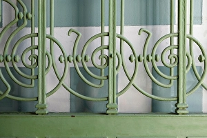 Images Dated 8th October 2024: Vienna, Austria. Architectural detail from the Art Nouveau era
