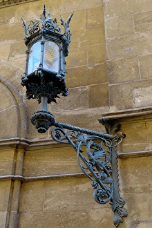 Images Dated 8th October 2024: Vienna, Austria. Beautiful iron ornate lamp