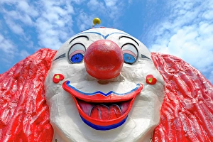 Amusement Park Prints: Vienna, Austria. Rides at the Famous Prater Amusement Park and Gardens