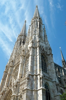 Steeple Prints: Vienna, Austria. Schottenkirche church