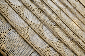 Images Dated 9th March 2012: Vietnam, Cu Chi, Lang Banh Trang. Ultra thin rice paper used in typical