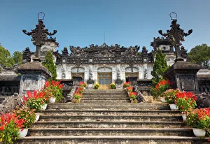 Vietnam Collection: Vietnam, Hue, Tomb of Emperor Khai Dinh, Last Emperor of Vietnam, built 1916-1925