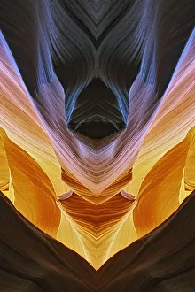 Slot Canyon Prints: View of Antelope Canyon, Page, Arizona