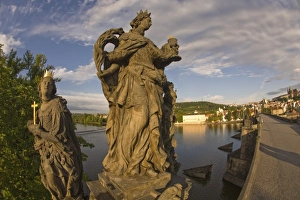 Images Dated 4th July 2007: View from Charles Bridge (Karluv most)