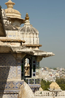 Udaipur Prints: View from the City Palace, Udaipur, Rajasthan, India