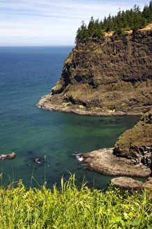 Images Dated 19th June 2007: A view of cliffs at Cape Meares on the Oregon Coast