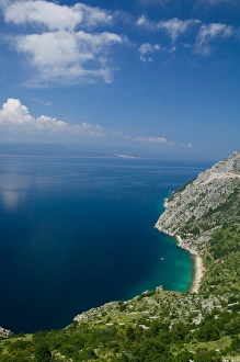 Images Dated 15th June 2004: view of coastline, dalmatia, croatia, eastern europe. balkan, europe