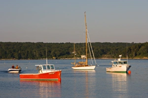 Anchor Prints: The view of Cundys Harbor from Holbrooks Wharf. Cundy Harbor, Maine