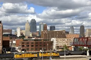 Images Dated 23rd September 2006: View of downtown from Union Station at Kansas City, Missouri