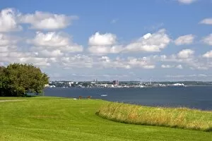 View from Fort Amherst of Charlottetown on Prince Edward Island, Canada