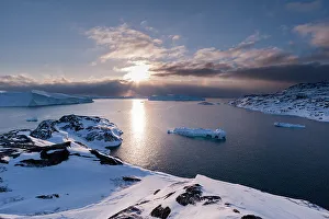 Global Prints: A view of Ilulissat Icefjord, a UNESCO World Heritage Site