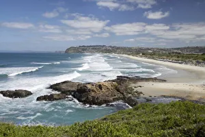 Images Dated 5th October 2009: View from Lawyers Head along St Kilda and St Clair Beaches, Dunedin, Otago, South Island