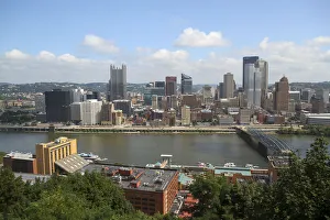 Pennsylvania Prints: View from Mount Washington, Pittsburgh, Pennsylvania, USA