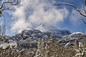 Images Dated 2022: View to a mountain top in the Rocky Mountains in Colorado