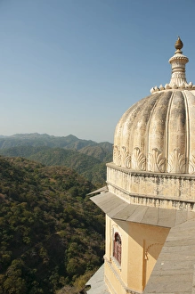 Images Dated 14th November 2012: View of the mountains surrounding Kumbhalgarh Fort, Kumbhalgarh, Rajasthan, India