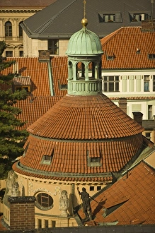 Images Dated 11th September 2005: View from Old Town Bridge Tower, Prague, Czech Republic