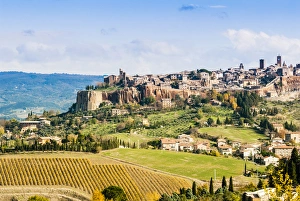 Umbria Prints: View of Orvieto, Umbria, Italy