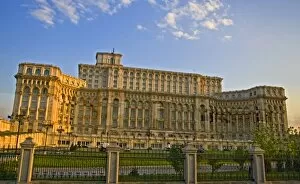 Images Dated 21st April 2007: A view of the palace of the Parliament in Bucharest Romania