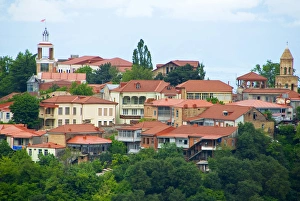 View over picturesque old town of Sighnaghi, Georgia