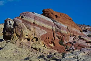 View from Pink Canyon, Valley of Fire State Park, Nevada, USA