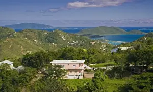 East Caribbean Prints: A view of Road Harbour in Road Town, Tortola British Virgin Islands