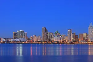 Coronado Island Prints: View of San Diego Skyline from Coronado Island, CA, USA