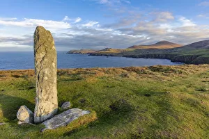 Dingle Prints: View of the small town of Dunquin and Devils Horn from Dunmore Head the westernmost