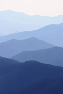 Images Dated 3rd September 2020: View of Smoky Mountain Range from Clingmans Dome