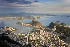 Populous Prints: View over Sugarloaf mountain in Guanabara Bay, Rio de Janeiro