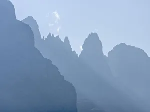 Northern Italy Prints: View from Val Rendena towards the Brenta Dolomites, UNESCO World Heritage Site