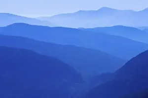 Northern Forest Prints: The view to the west from the summit of Old Speck Mountain in Maines Grafton Notch State Park