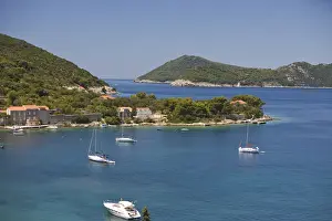 Images Dated 9th July 2007: Views around Kolocep Island, Boat tour of Elaphite Islands from Dubrovnik, Southeastern