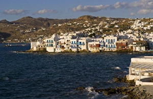 Images Dated 27th January 2010: Views of the seaside area called Little Venice on Mykonos