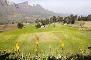 Images Dated 8th October 2010: The village Amiwalka near Semien Mountains National Park, Ethiopia