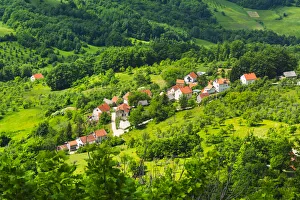 Village in the mountain, Central Bosnia