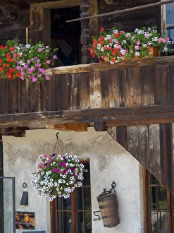 Chiemgau Prints: Village Reit im Winkl in the Chiemgau in the Bavarian alps. Europe, Germany, Bavaria
